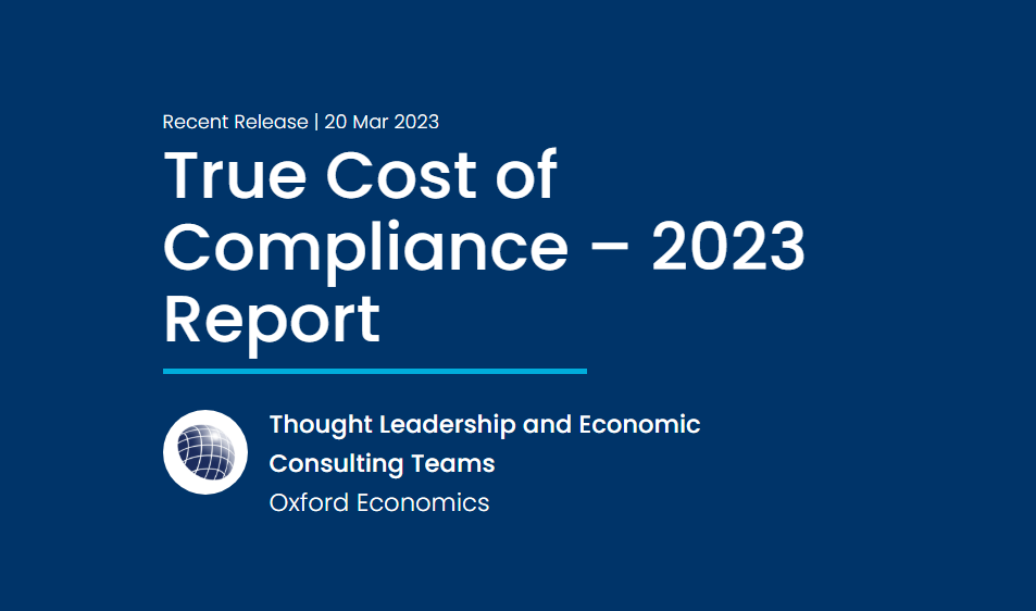 True Cost of Compliance – 2023 Report
